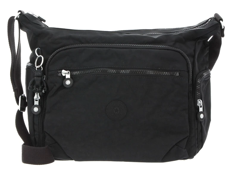Kipling GABBIE Medium crossbody, Black Noir (Black) - Random Monkey