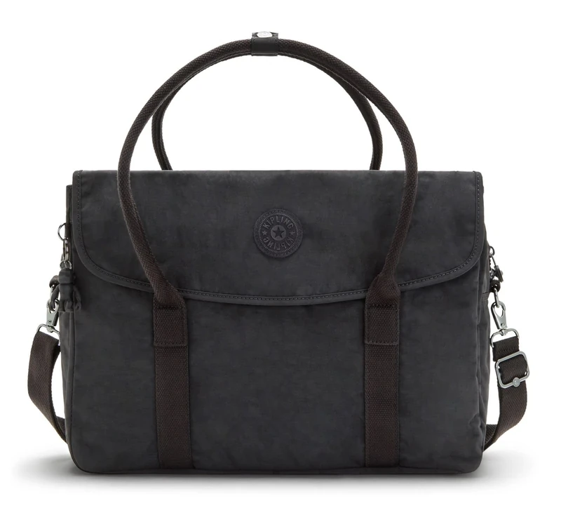 Kipling SUPERWORKER Messenger Bag, Black Noir (Black)