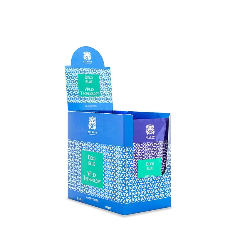 Valquer Professional Decoblue Hair Dye with Vplex Technology 24 x 20 g (34217) - Image 1