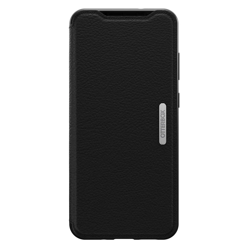 OtterBox Strada Case for Samsung Galaxy S20+, Shockproof, Drop proof, Premium Leather Protective Folio with Two Card Holders, 3x Tested to Military Standard, Black - Image 1