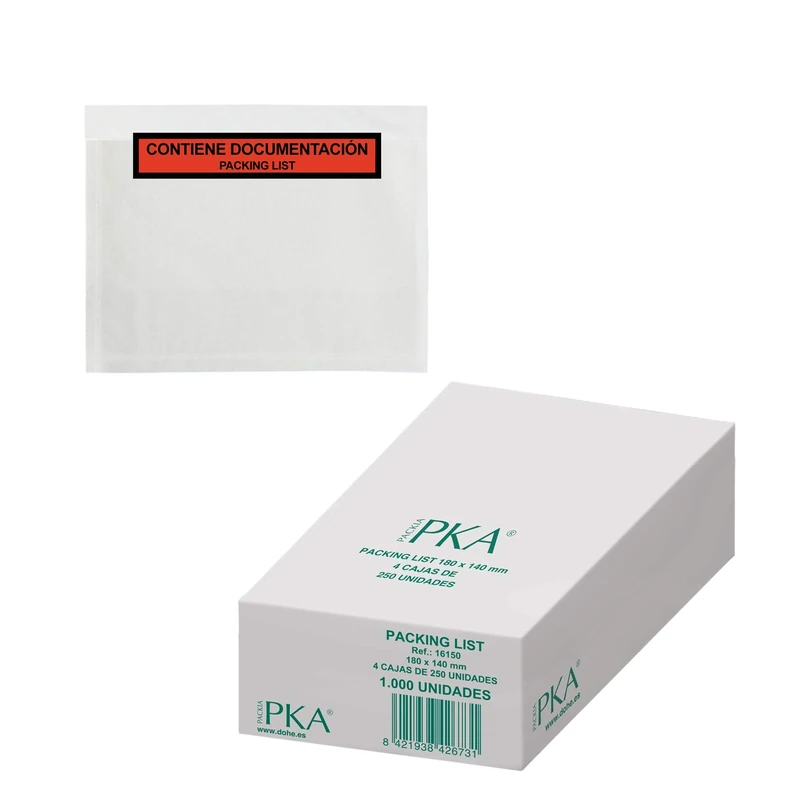 Dohe - 1,000 Units Packing List 180x140 mm