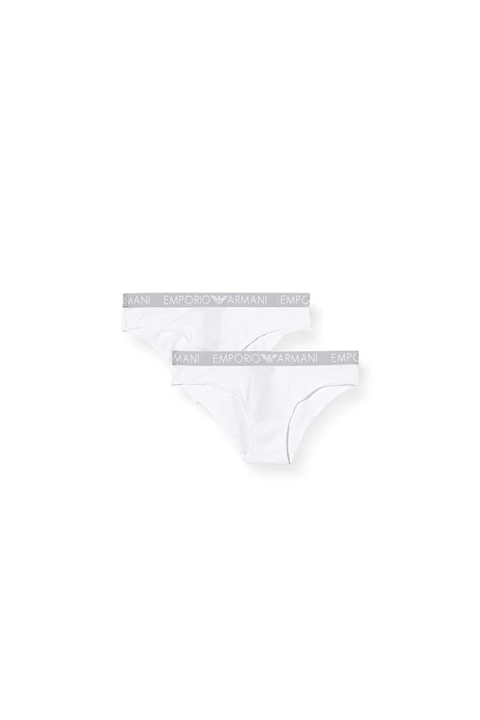 Emporio Armani Women's Iconic Cotton Underwear Not Applicable, Bianco, X-Small