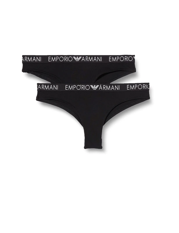 Emporio Armani Women's Iconic Cotton Underwear Not Applicable, Bianco, S