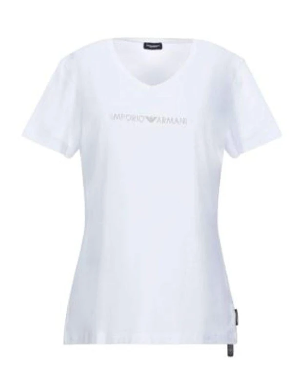 Emporio Armani Women's T-shirt T Shirt, Bianco, XS UK