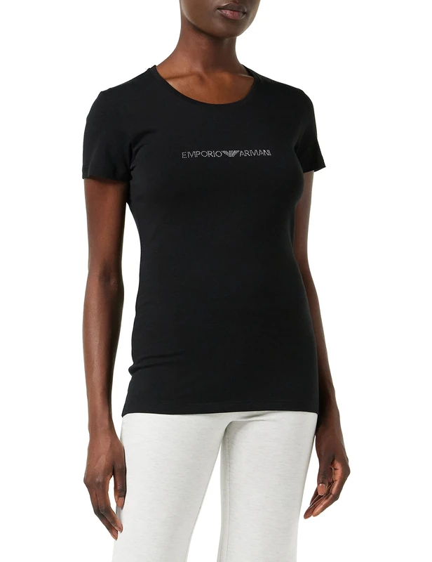 Emporio Armani Women's T-Shirt, Black, S