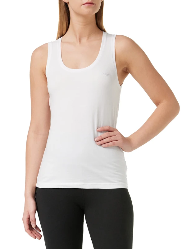Emporio Armani Women's Tank/Camis T-Shirt Not Applicable, Bianco, L
