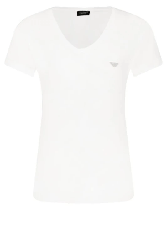 Emporio Armani Women's T-shirt T Shirt, Bianco, XS UK