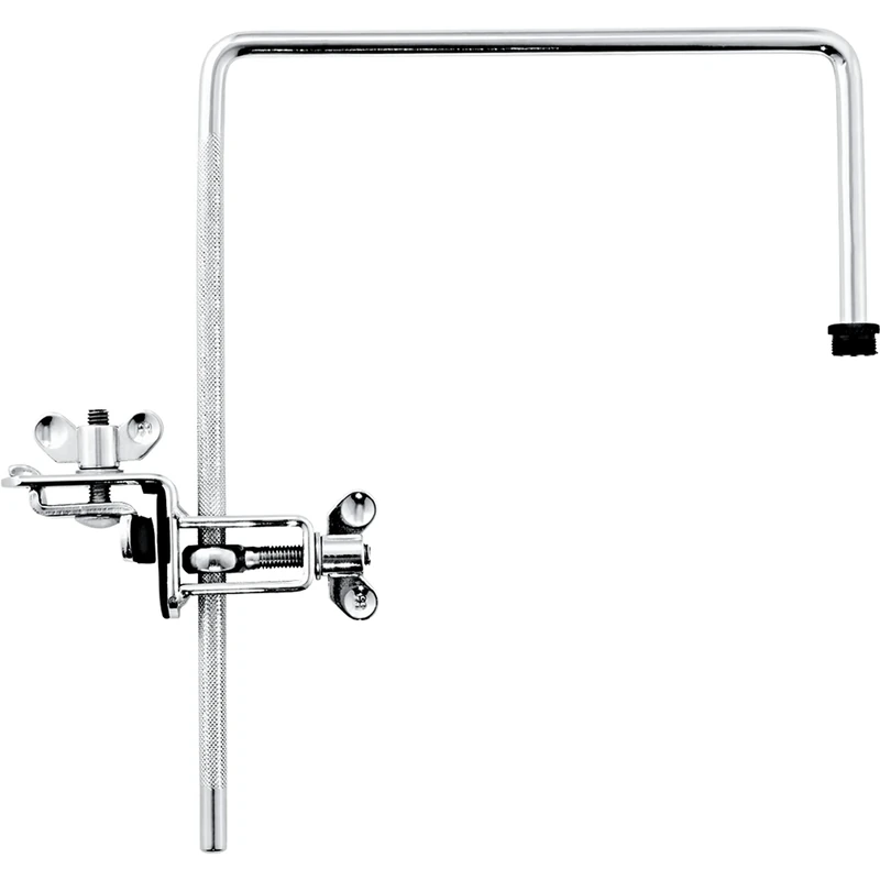 Meinl Percussion Bassdrum Microphone Clamp - U-Shaped Rod with 0.375 Inch Thread for Microphone - With Bass Drum Clamp - Steel, Chrome Plated (MC-MRBD)