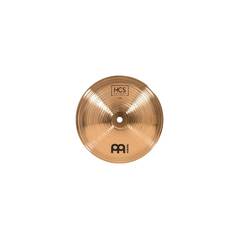 Meinl Cymbals HCS Bronze Bell Cymbal 8 inch (Video) for Drum Set (20,32cm) B8 Bronze, Traditional Finish, Made in Germany (HCSB8B)
