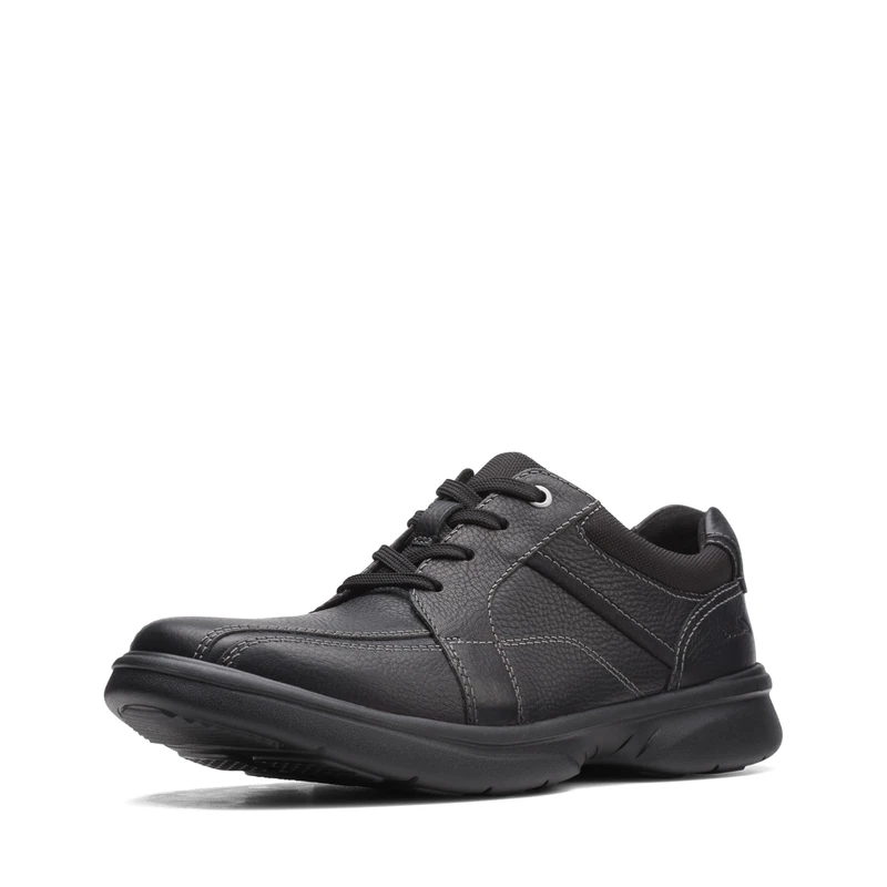 Clarks Men's Bradley Walk Oxford shoe, Polished Black Leather, 6 UK - Image 1