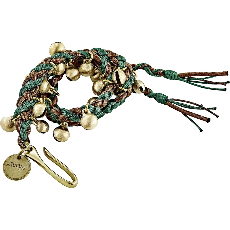 Meinl Cymbals Ajuch Brass Bells - Small Bell Tambourine Sound Effect for Drum Kit - Including Linen Bag - Brass, Multicoloured (MABS)