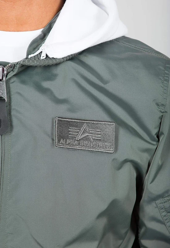 ALPHA INDUSTRIES Men's MA-1 TT Hood Coat, 432-vintage Green, L