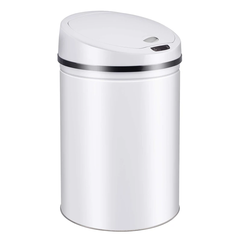 Ribelli Bin, Stainless Steel, White, 60 litres