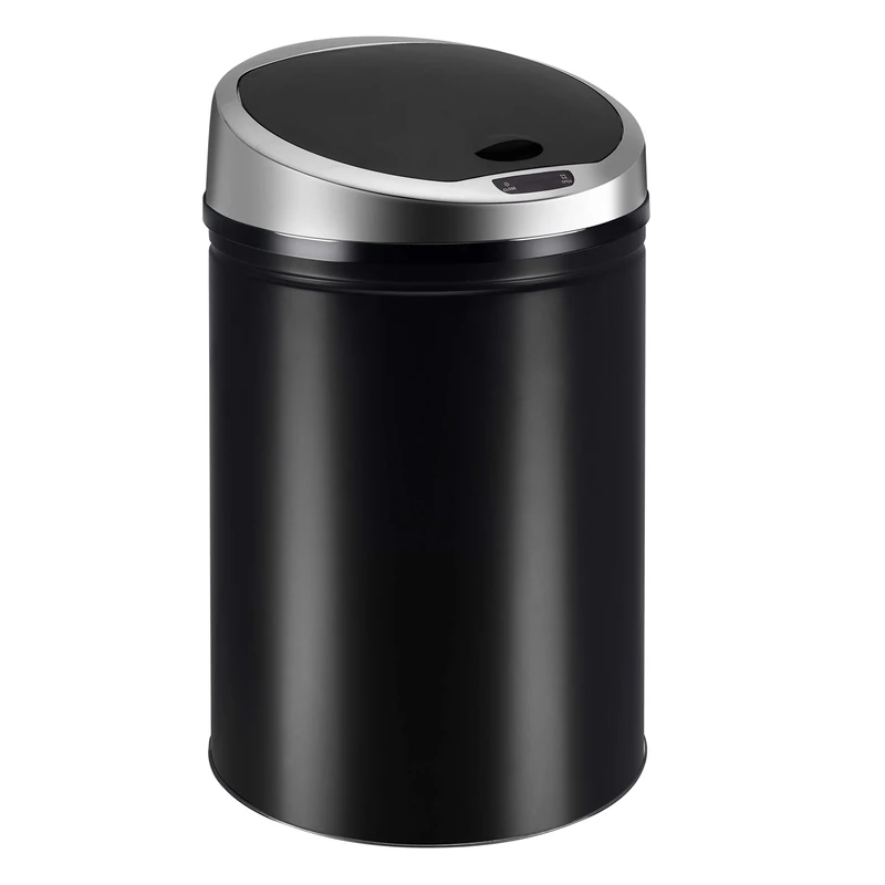 Ribelli Bin, Stainless Steel, Black, 40 litres