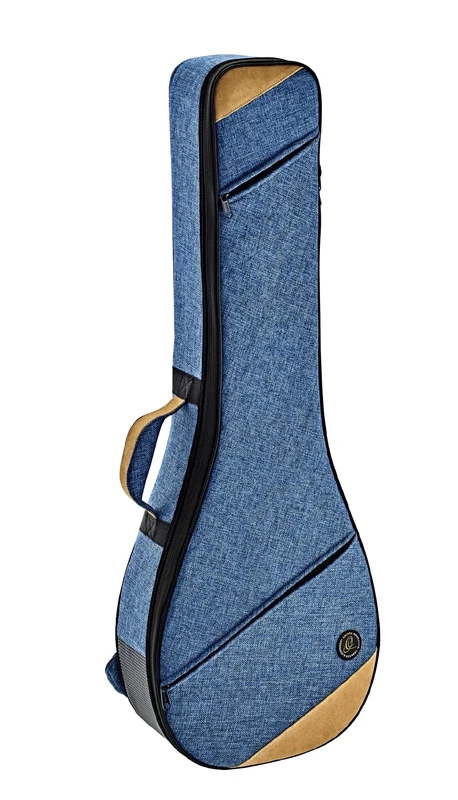 Ortega Guitars Banjo Soft Case - Case for Banjo - Height 107 cm - Width 40 cm - Cotton/Canvas, Blue (OSOCABJ-OC)