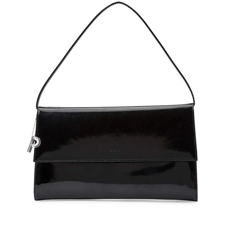 Picard Auguri Luggage Messenger Bag, Black (black-varnish), standard size, Women's bag