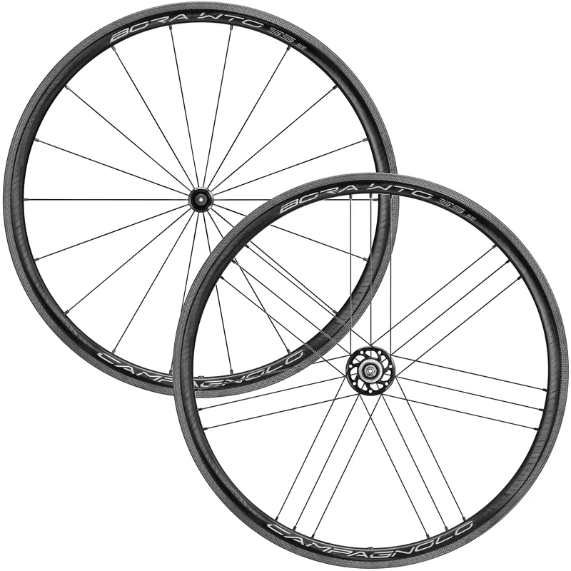 Campagnolo Bora WTO 33 2-Way Fit Tubeless Wheelset, Bright Label, Campagnolo Freehub