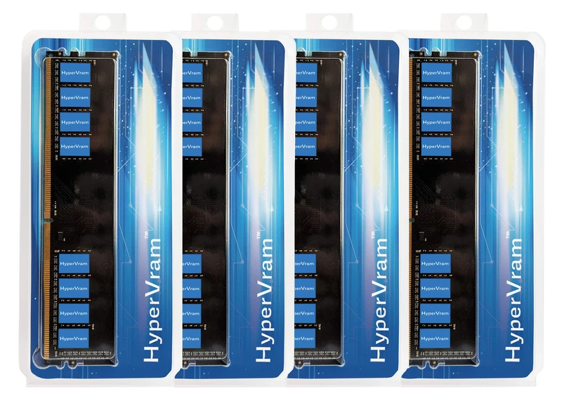 HyperVram® Performance Memory 64GB Kit (4x16GB) 3000Mhz, CL15, 15-16-16-35, 1.35v DIMM by Hypertec