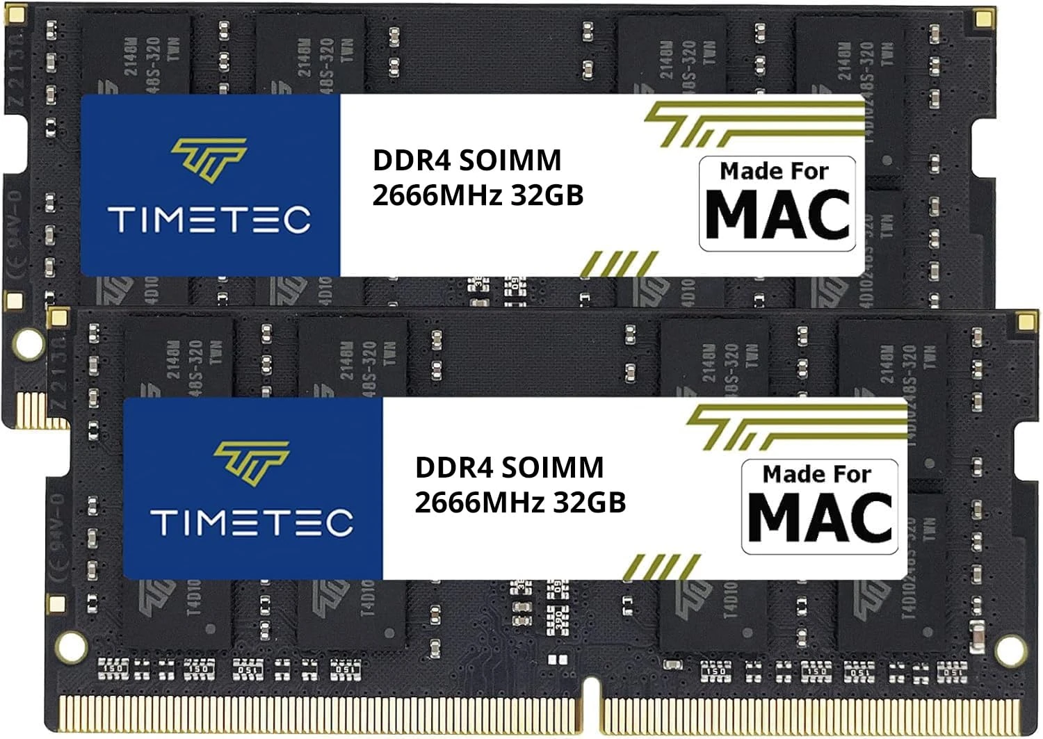 Timetec 64GB KIT(2x32GB) Compatible for Apple DDR4 2666MHz for Mid 2020 iMac (20,1/20,2) / Mid 2019 iMac (19,1) 27-inch w/Retina 5K Display, Late 2018 Mac Mini (8,1) PC4-21333 / PC4-21300 MAC RAM