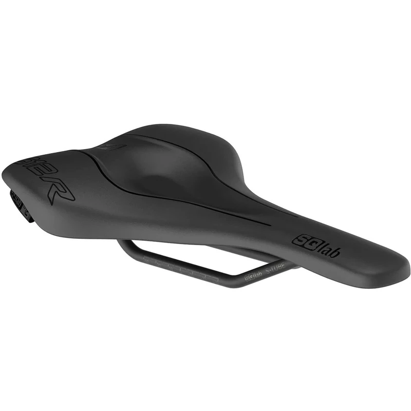 612 R Ergowave, Road & MTB Race Sqlab Bicycle Saddle, Unisex – Adults, Bicycle saddle., 2297, Black, 13 cm