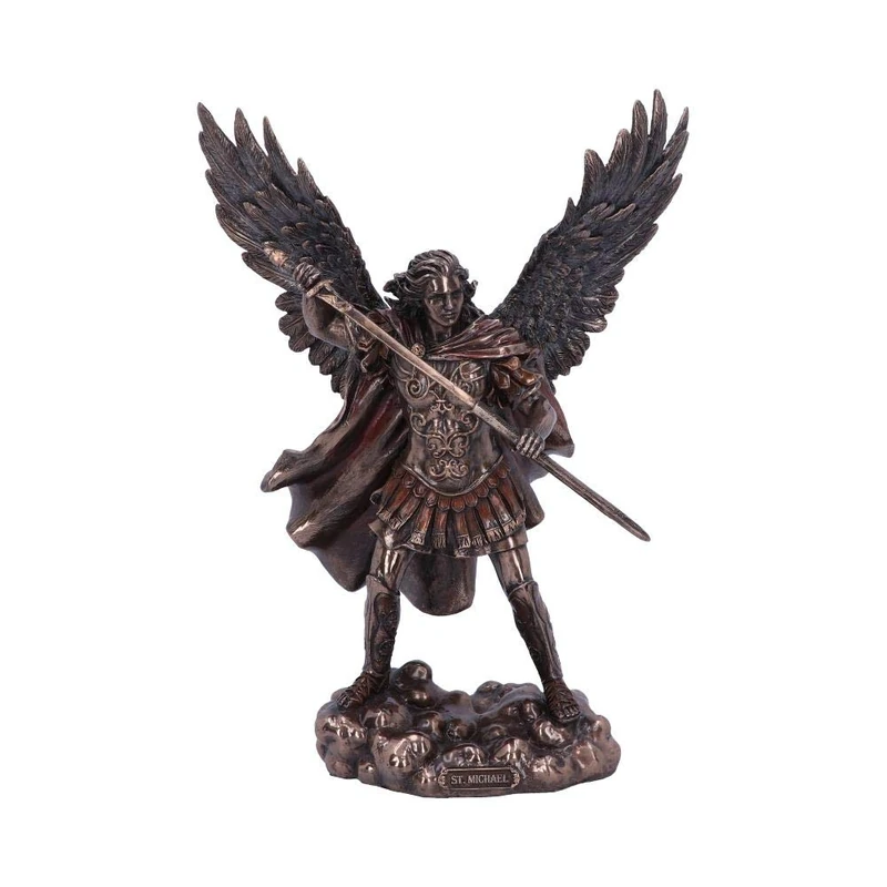 Nemesis Now Bronze Saint Michael the Defender Archangel Figurine, One Size