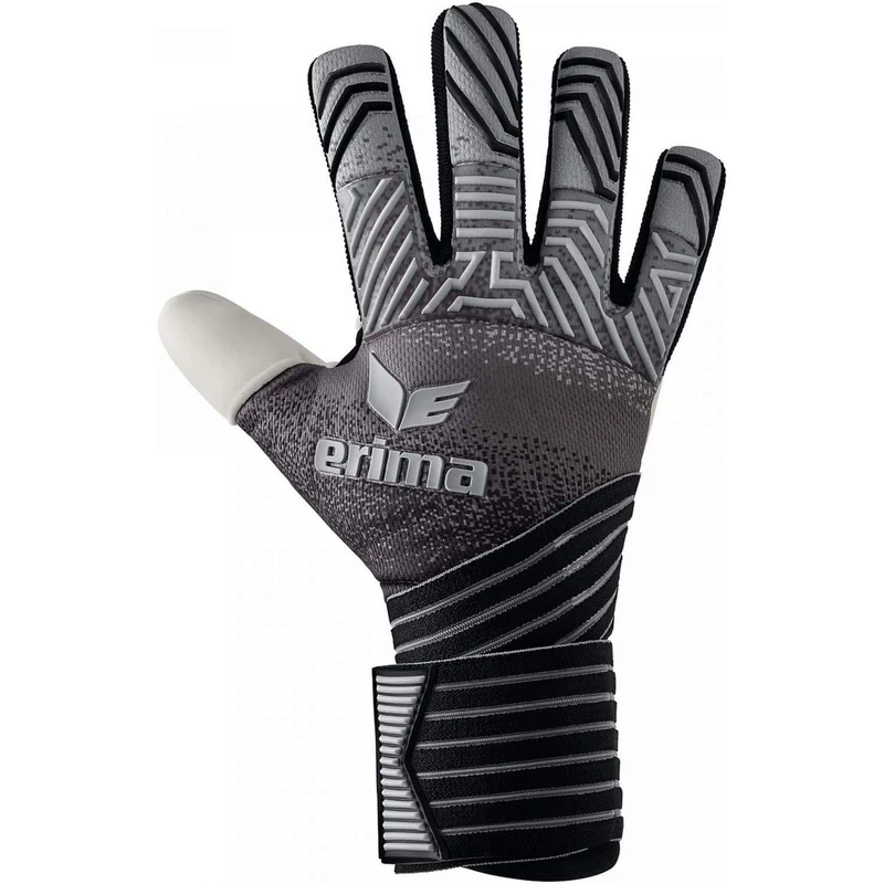 Erima Flex RD Pro Goalkeeper Gloves - Black/Silex/White, 9, 5
