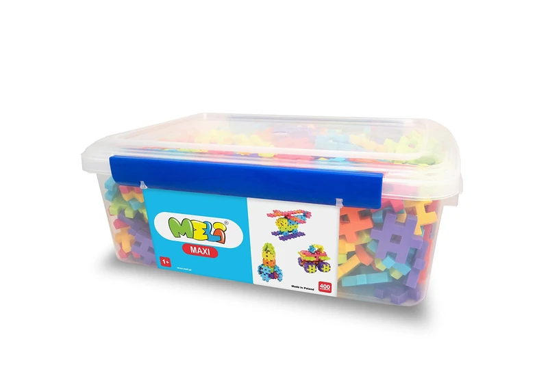 Meli 67116 Maxi EDU Creative Toy, Multi-Colour, Pack of 400