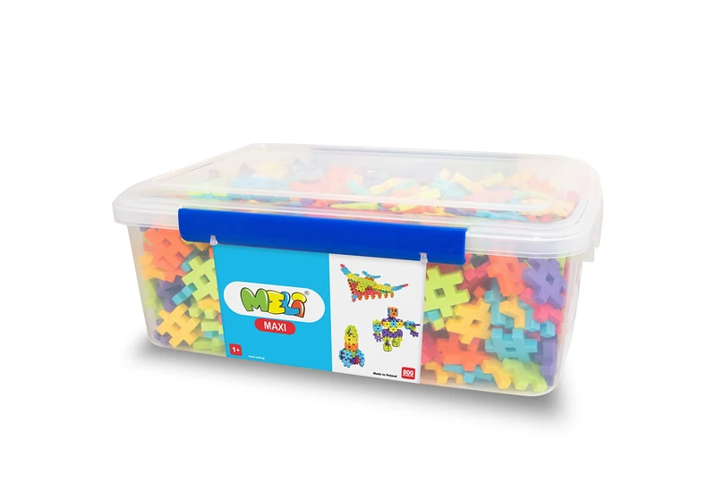 Meli 67117 Maxi EDU Creative Toy, Multi-Colour, Pack of 800