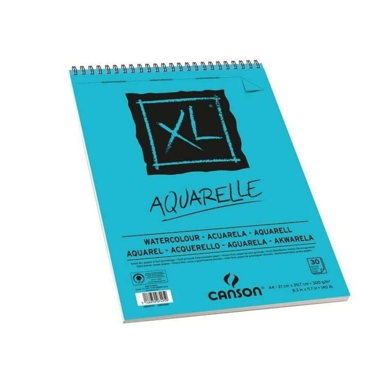 CANSON Album XL Aquarelle F.to A3, 300 g, 30 Sheets
