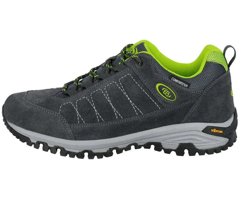 Brütting Men’s Mount Adams Low Outdoor & Trekking Shoe, Anthracite/Lemon, 11 UK