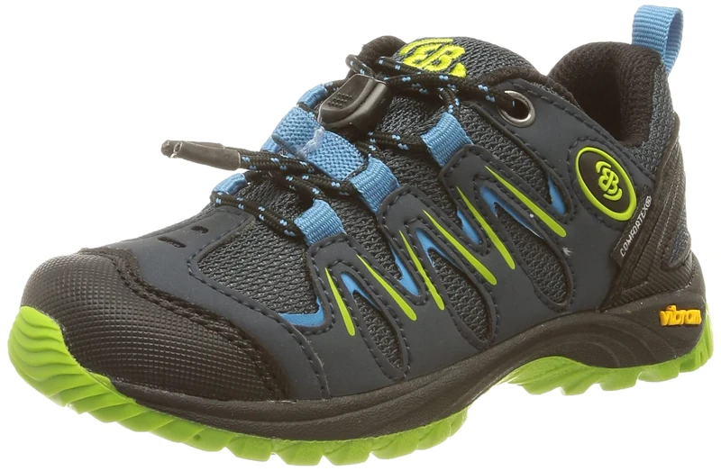 Brütting Unisex Children's Expedition Kids Cross Running Shoes, Navy Blue Lemon, 11.5 UK Child