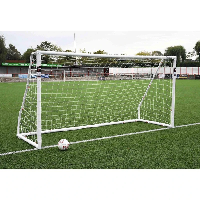 Precision Training Unisex' s Trg304 Football Match Goal, White, 12' X 6'