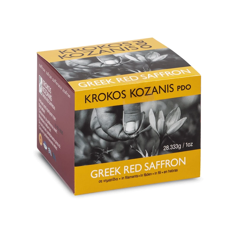 Odysea Limited Krokos Kozanis Greek PDO Saffron Filaments 28g Box
