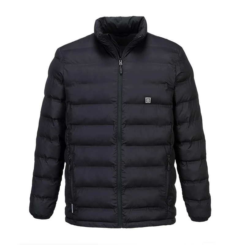 Portwest Ultrasonic Heated Tunnel Jacket, Color: Black, Size: XXL, S547BKRXXL