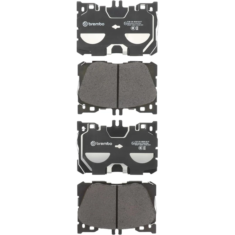 Brembo P50139 Low-Met Alloy Steel Front Disc Brake Pad Set MERCEDES-BENZ OE# A0004204900
