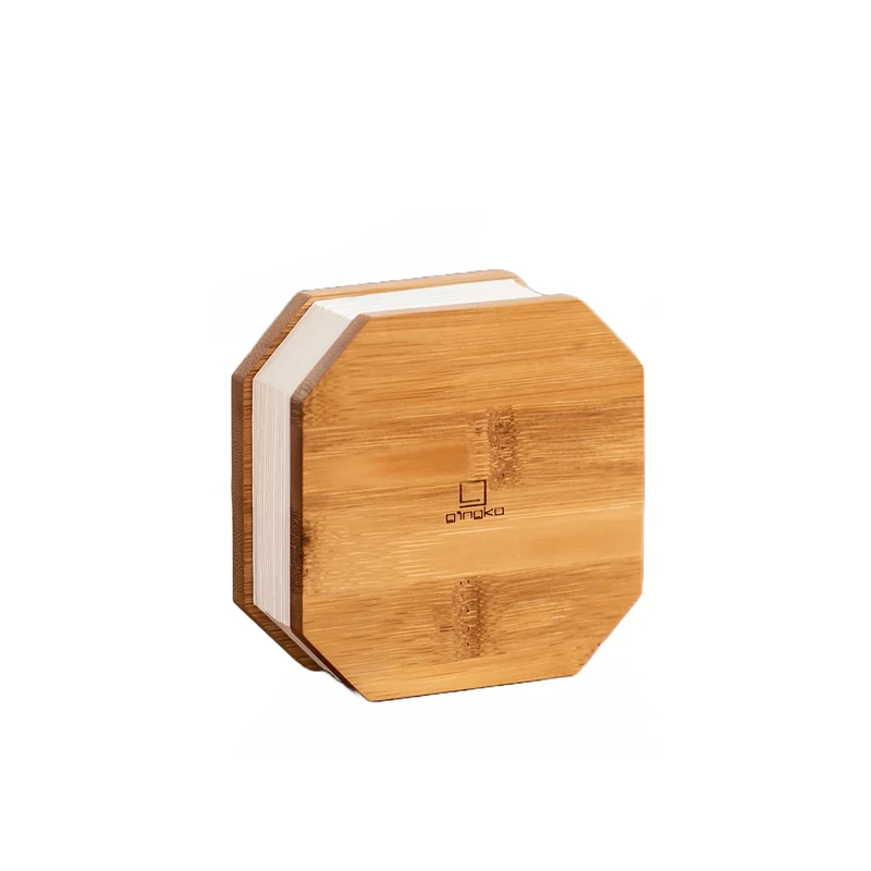 Gingko LED Accordion Lamps Natural Wood, Lanyard Included, Long Lasting Rechargeable Battery, USB-C Cable Included, Packed in Premium Gift Box, 3 Lighting Mode, 2 Light Temperature(Bamboo)