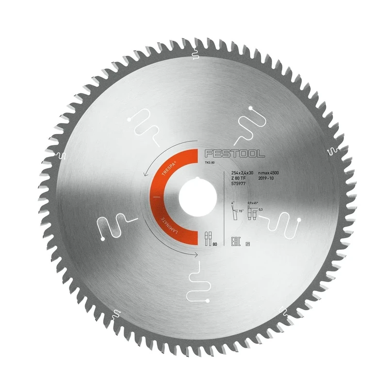 Festool Hoja de Sierra Especial 254x2,4x30 TF80 L