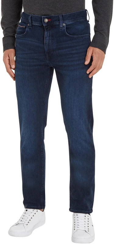 Tommy Hilfiger Men's Core Slim Bleecker Iowa Blueblck Mw0mw15593 Jeans, Blue (Iowa Blueblack), 30W / 32L - Image 1