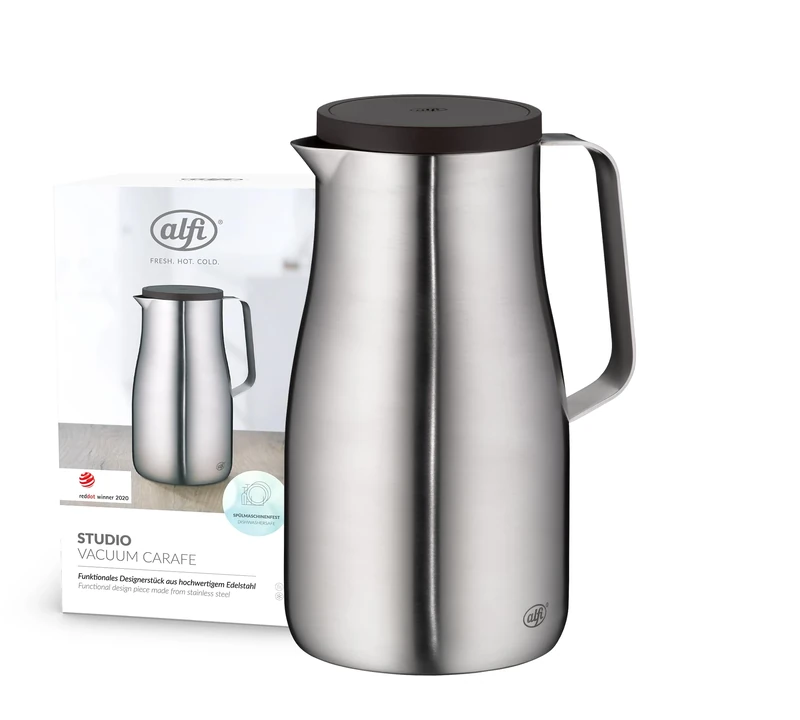 ALFI Thermos Flask, Matte Stainless Steel, 1 l
