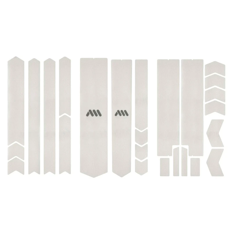 All Mountain Style AMS High Impact Frame Guard Total – Protects your bike from scratches and dings, Clear/Silver