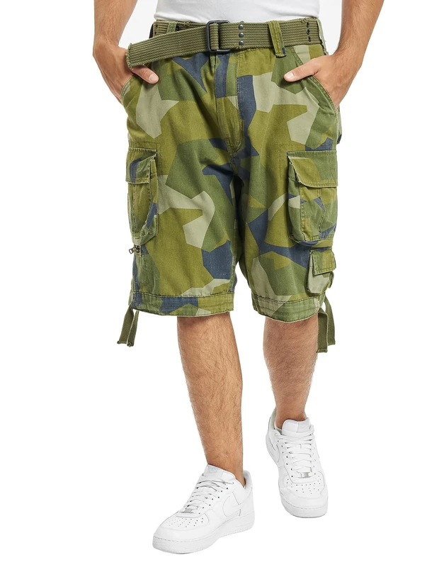 Brandit Savage Vintage Shorts, color: swedish camo, size: S