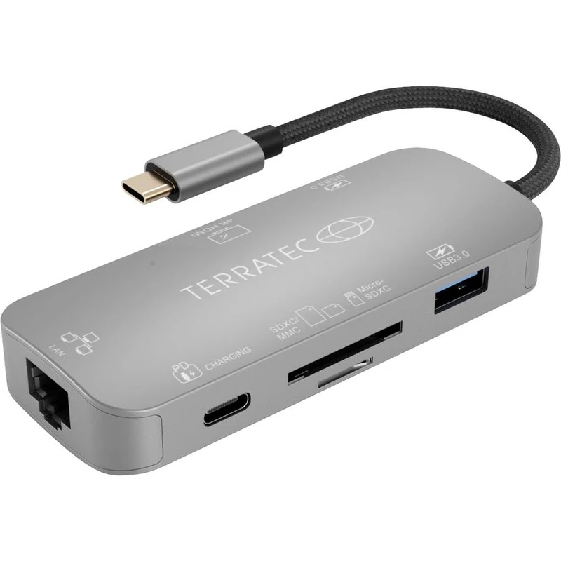 Terratec Connect C8 USB Type-C - 7 in 1 Adapter 306706 - Image 1
