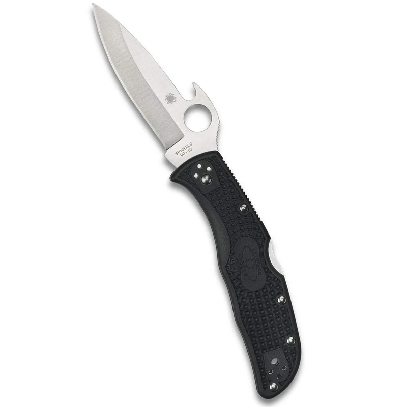 Spyderco Endela Lightweight Knife with 3.41" VG-10 Stainless Steel Blade and Emerson Opener - PlainEdge - C243PGYW