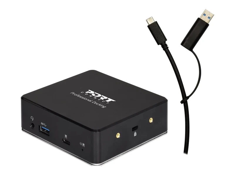 Port Connect USB-A and USB-C Docking Station 2 x 2K 7 HDMI Devices 85W