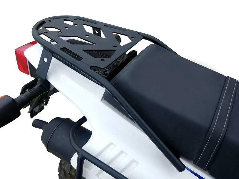 PMRACKS TW200 Rear Luggage Rack (1987-Present) Yamaha TW 200 1987 1988 1989 1990 1991 1992 1993 1994 1995 1996 1997 1998 1999 2000 2004 2008 2021 2022 Cargo Carrier