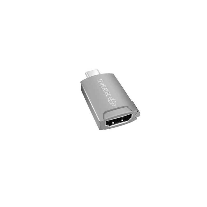 TerraTec 306704 Adapter [1x T-Male to 1x USB-C Male] Grey