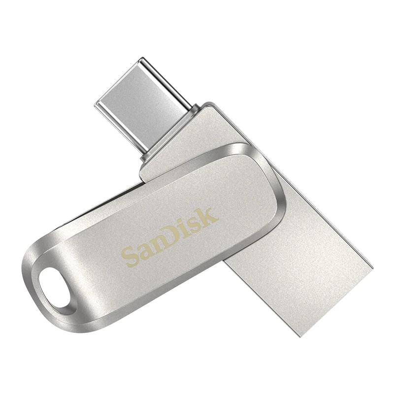 SanDisk Ultra Dual Drive Luxe 32GB USB-C/USB-A Flash Drive - Metal