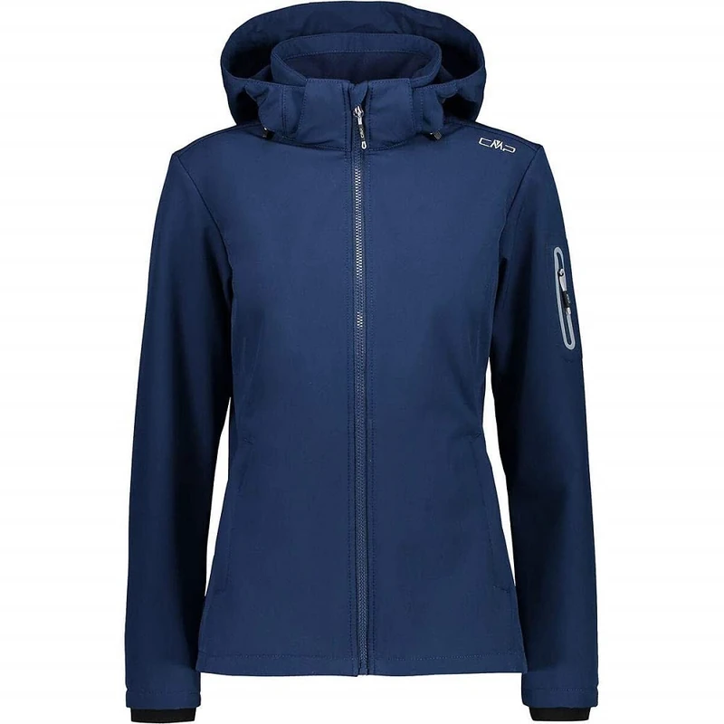 CMP WOMEN'S JACKET ZIP HOOD BLUE UK 16