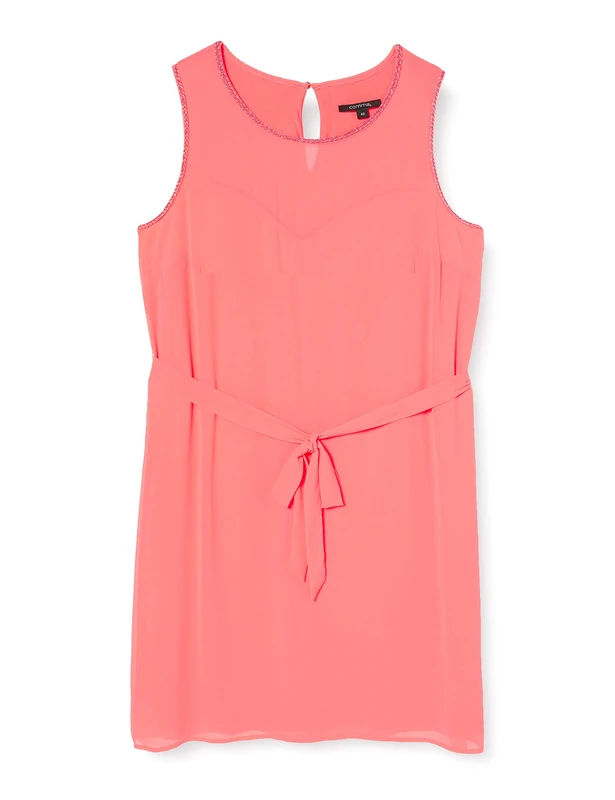 COMMA Special Occasion Dress, 81.004.82.5452 Women's, Orange, 34