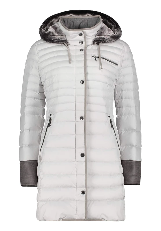 Gil Bret Women's Kitzbuehel Quilted Jacket, Shiny Silver, 42